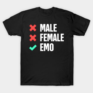 Funny Emo Design T-Shirt